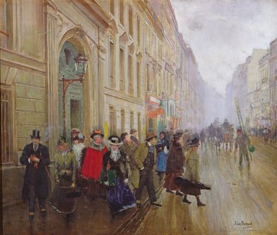 Verlassen des Konservatoriums, 1899 von Jean Beraud